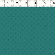 Clothworks Raised Ruby Ring Y3420-104 Teal
