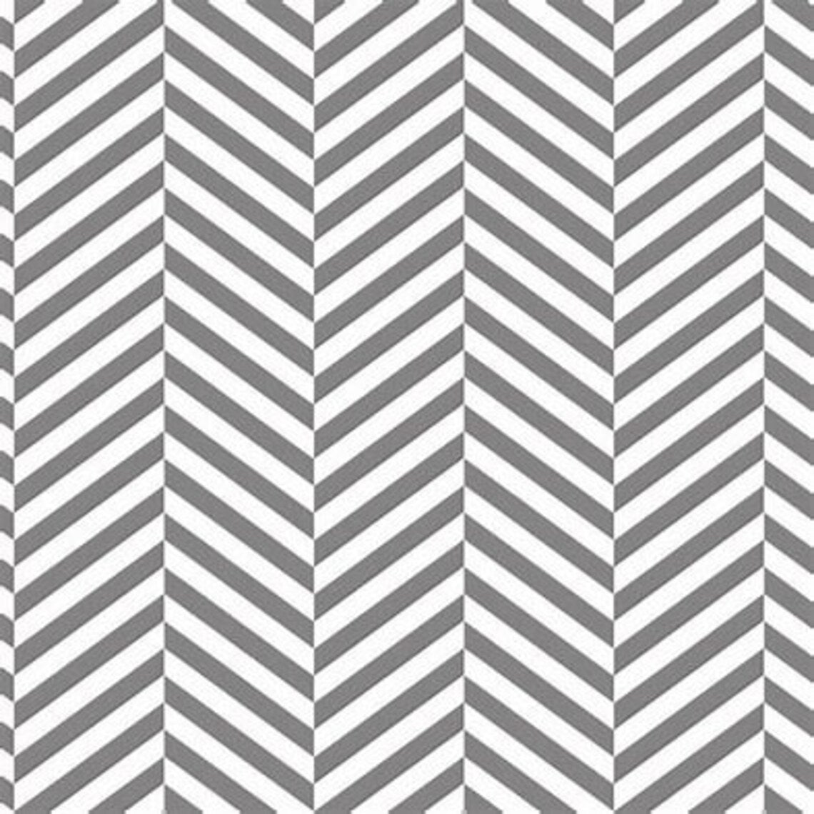 $5/yard Grey and White Herringbone