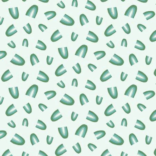 P&B Textiles Aussie Friends Geo Green 04375-G