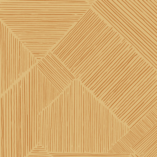 Art Gallery Fabrics Forestra Fusion Trouvaille Routes Foresta Yellow FUS-FO-2104