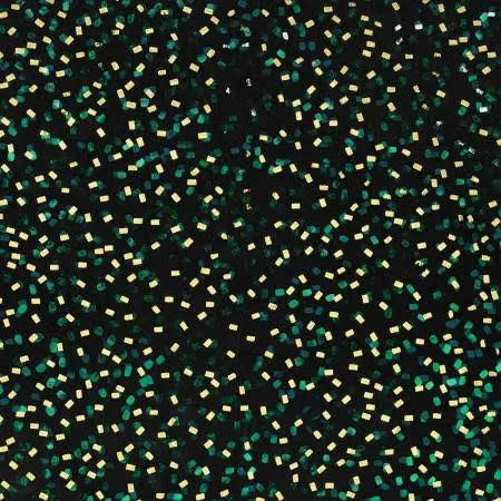 Hoffman Bali Batik Metallic Confetti Black Jade Gold S2325-216