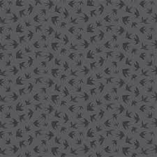 Clothworks Seasons Birds Y3402-120 Dark Pewter