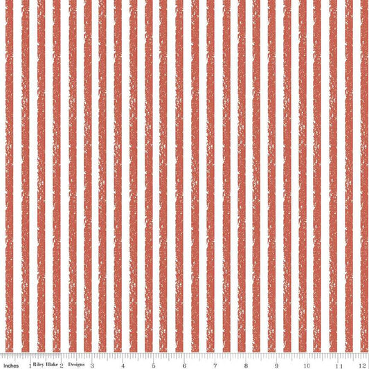 Riley Blake Designs Crayola Stripe in Color Firefly C685