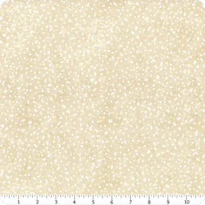3134 Maywood Studio Winter Wreaths Scattered Snow Cream MAS10885-E