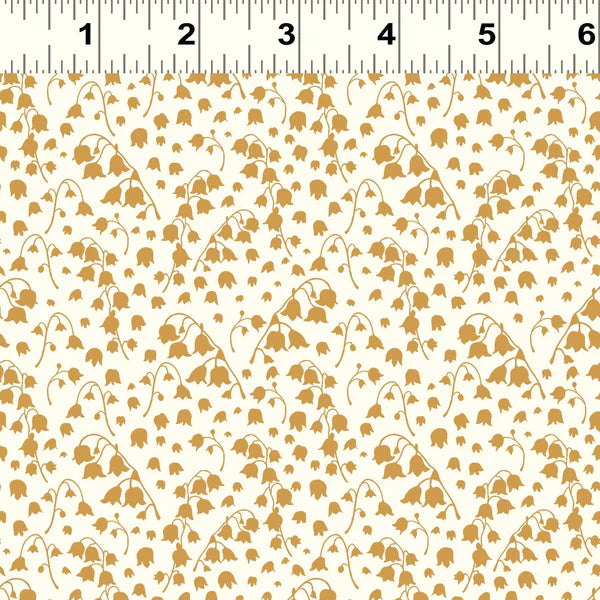 Clothworks Raised Light Cream Lillies Y3419-2