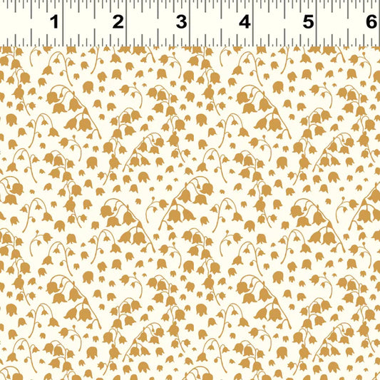 Clothworks Raised Light Cream Lillies Y3419-2