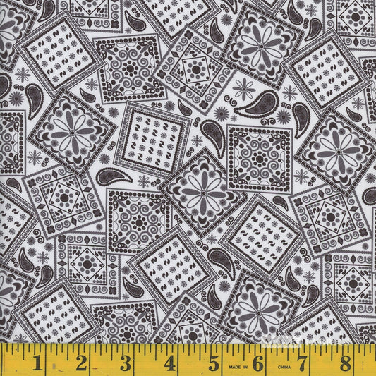 Mook Bandana Bonanza White