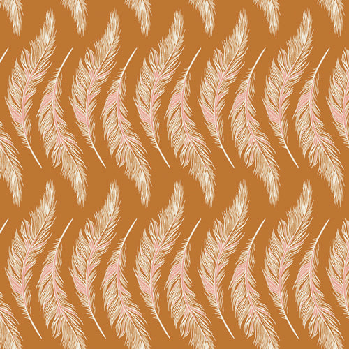 Art Gallery Homebody Presently Plumes Gold HMB-34955