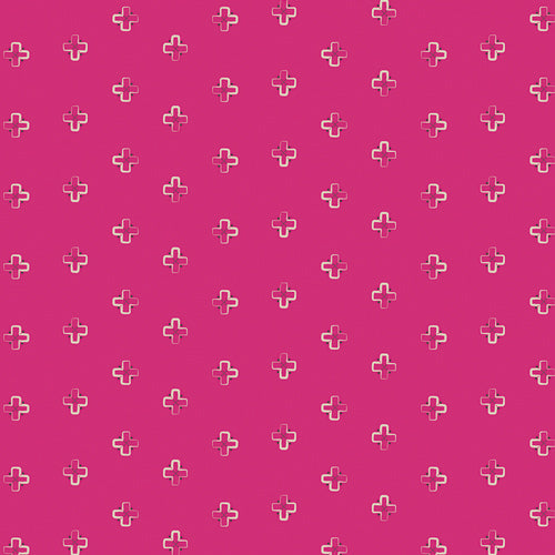 Art Gallery Fabrics Indie Boheme Brief Mementos Pink IBH-64201