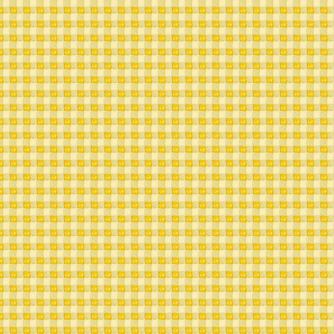 Riley Blake Sunshine & Dewdrops Gingham Yellow C11977