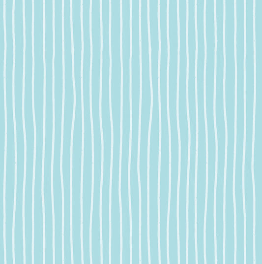 Suite B for Island Batik Blooming Stripe Teal Scuba 922105910KC
