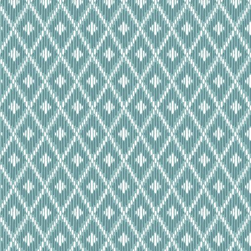 Benartex Hello Fall Autumn Ikat Teal 13013-85