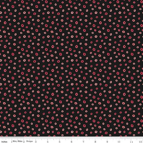 Riley Blake Petals and Pedals Pedals Black C11146