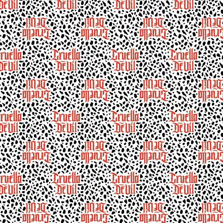 Camelot Fabrics Cruella De Vil Fashion Design White 8513034-1