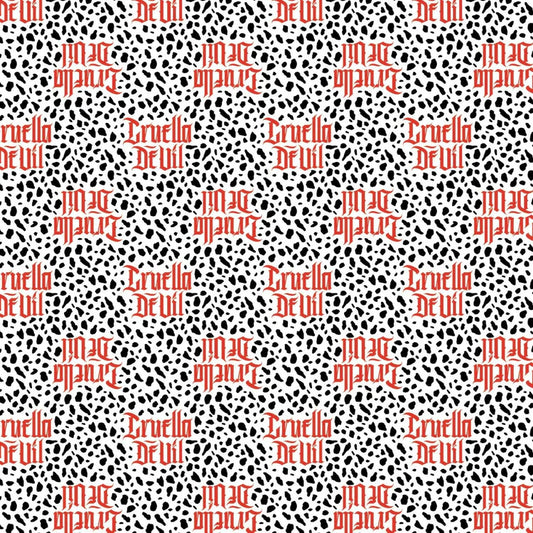 Camelot Fabrics Cruella De Vil Fashion Design White 8513034-1