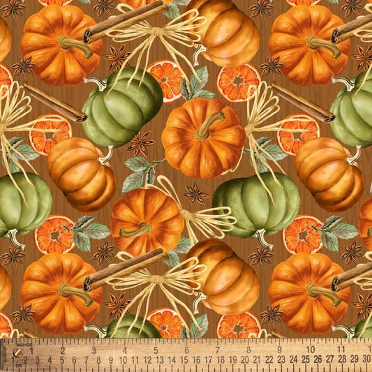 Fall Pumpkin Spice Toss (1 yard PRE-CUT)