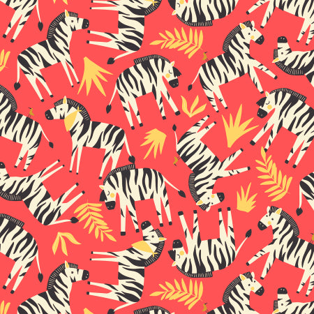 RJR Studio Adventure Finding Zebras Jungle Coral RJ1301-CO2