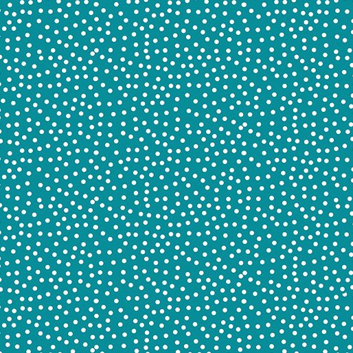 Benartex Purr Fect Cats Love Dots Dark Turquoise 13169-84