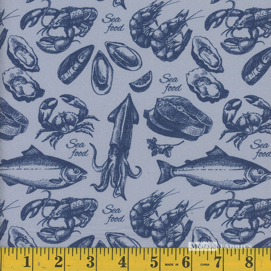 Mook Vintage Seafood Navy