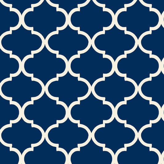 4008 Berkshire Outdoor Fabric Landview Trellis Blue