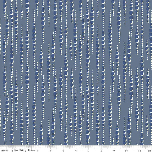 Riley Blake Water Mark Tidalwave C11327 Coastal Blue