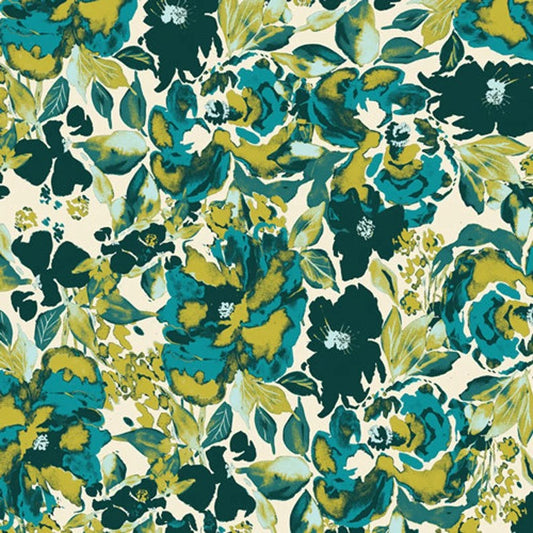 Art Gallery 365 Fifth Avenue Dressing Room Teal  Turquoise Blue FAV-95840
