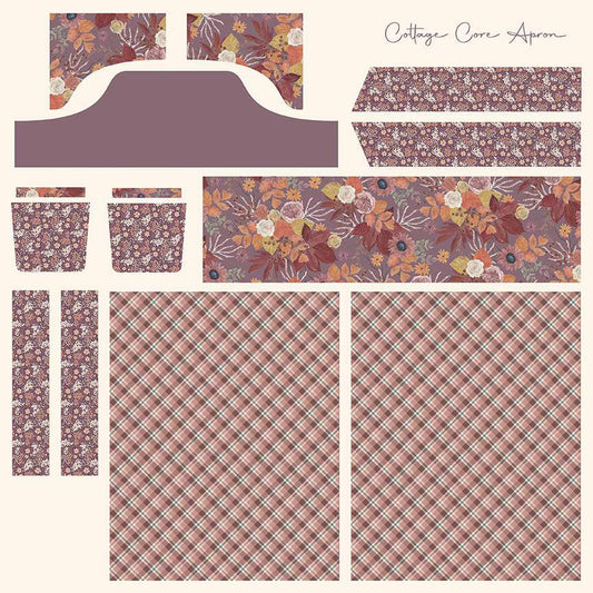 PANL-430 Riley Blake Designs Panel Evening on the Prairie Cottage Core Apron Panel Grape
