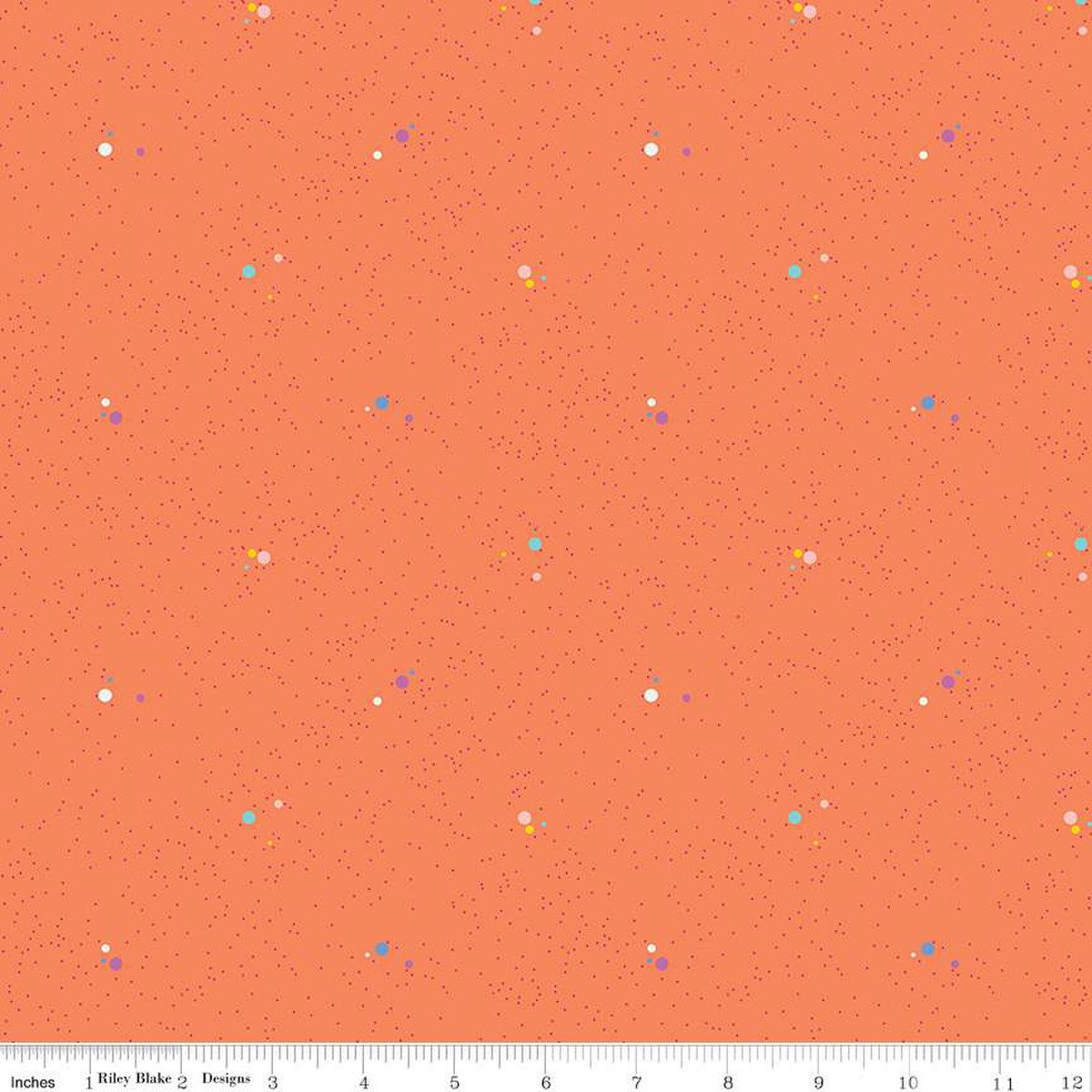 Riley Blake Colour Wall Dots C11592 Orange