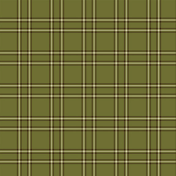 Suite B for Island Batiks Quilted Christmas Plaid Green Avacado 922152665SB