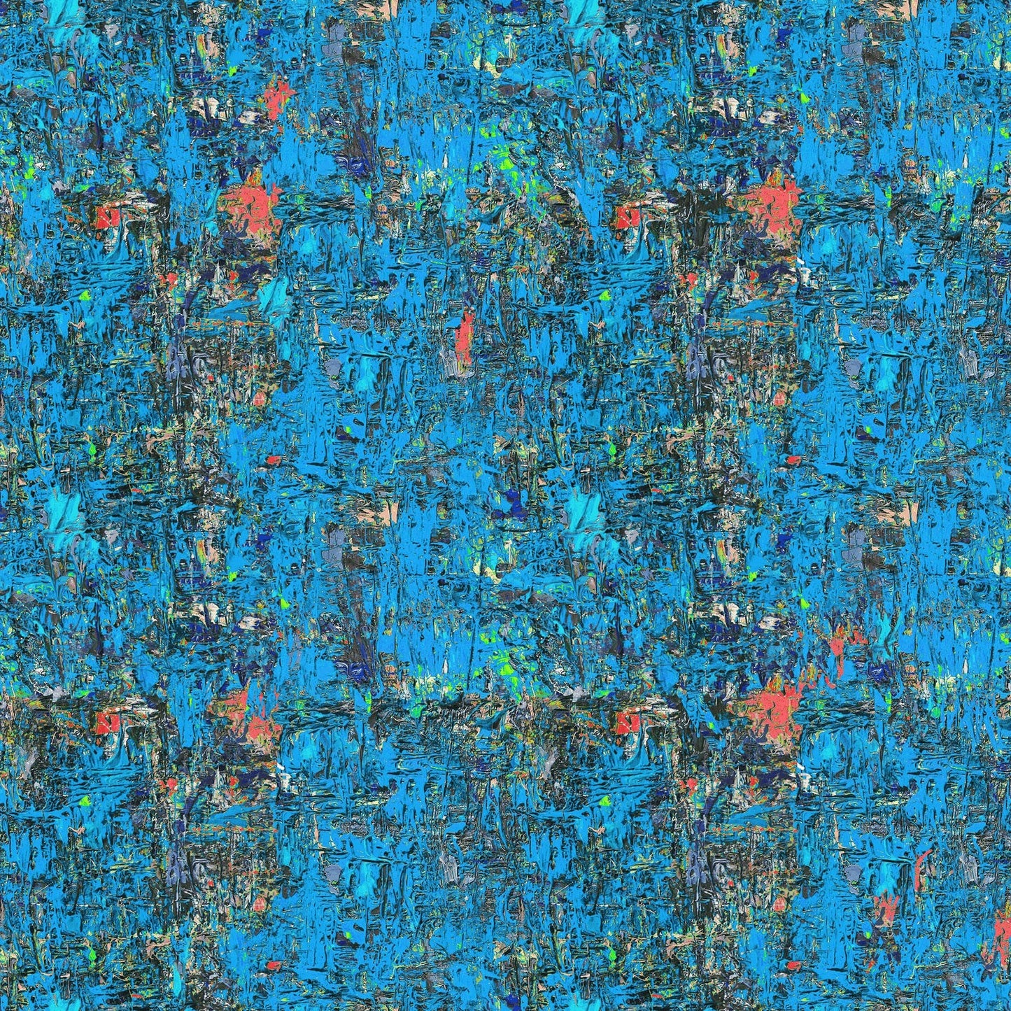 Benartex Poured Color Impressions Blue Red 12356-55