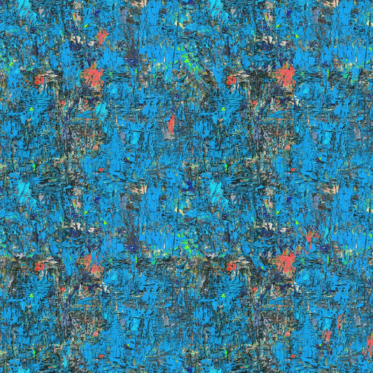 Benartex Poured Color Impressions Blue Red 12356-55