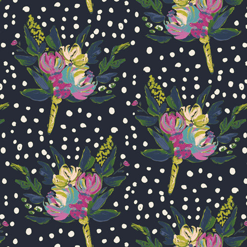 Art Gallery Bloomsbury West End Blooms Dark Blue