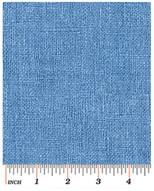 Benartex Fabrics Blue Blender "Burlap" by Dover Hill P757