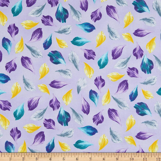 Benartex Floating Petals 9873 Lilac