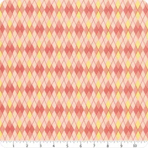 Riley Blake On The Wind Argyle Blush C11856