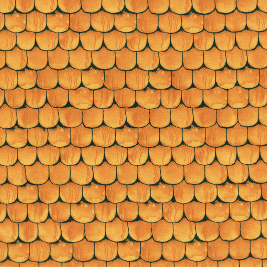 Riley Blake Pumpkin Patch Orange Raise The Rooftop  C14577