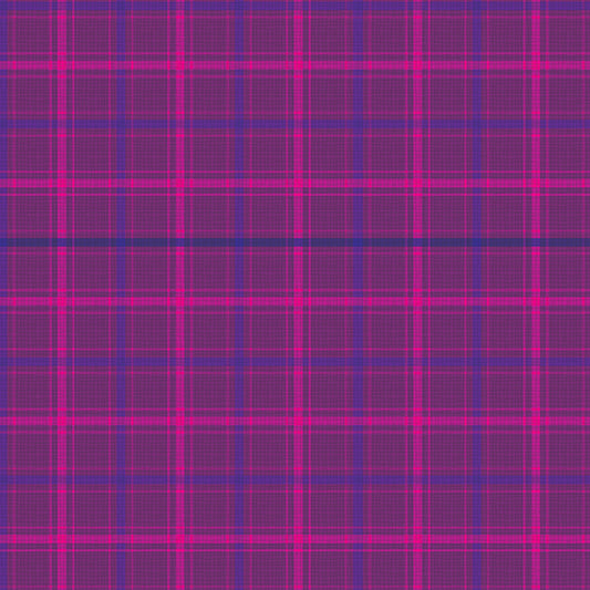 8320 Suite B for Island Batik Quilted Christmas Plaid Purple Pansy 922152455SB