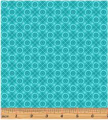 Benartex Winter Village Diamonds Teal 10385-84