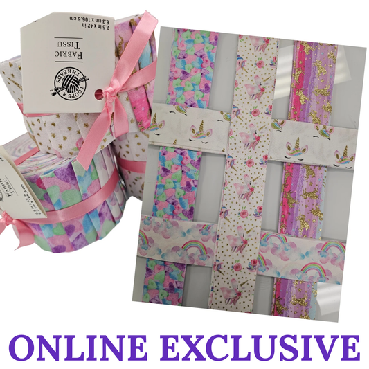 2 1/2" Strip Set  UNICORN PRINTS by Loop & Threads ONLINE EXCLUSIVE