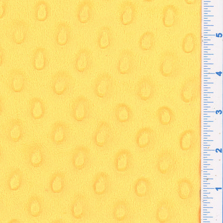 5017 Mook Fabrics Softee Dot Minky Solid Banana 50627