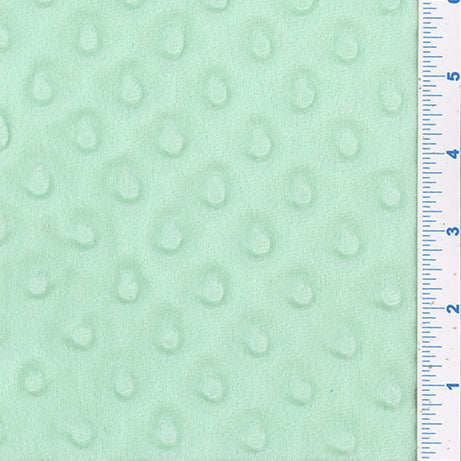 5020 Mook Fabrics Softee Dot Minky Solid Mint 33201