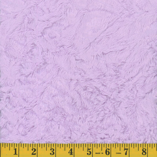 5022 Mook Fabrics Crushed Minky Fleece Lilac 68779