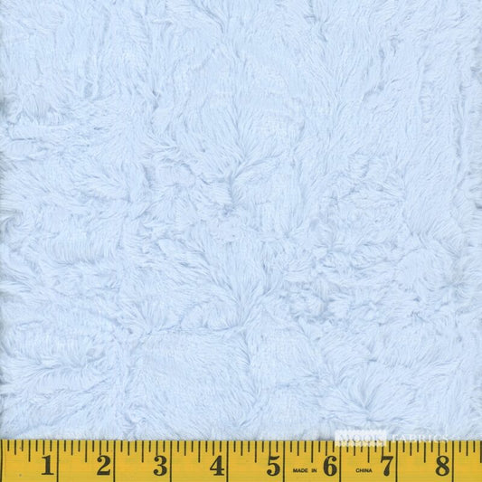 5025 Mook Fabrics Crushed Minky Fleece Blue 68775