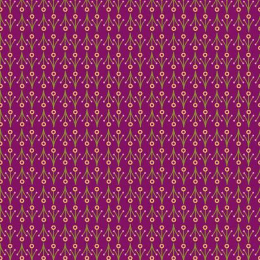 Clothworks Summer Sampler Geometric Light Wine Y2993-47