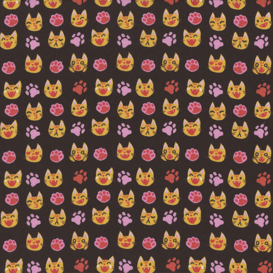 Dear Stella Cat Call Emojis Black Stella-DMB2322