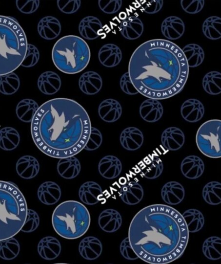 7166 NBA Minnesota Timberwolves Fleece CAM83
