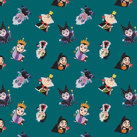 Camelot Fabrics Disney It's a Small World Villains Gather 85130502