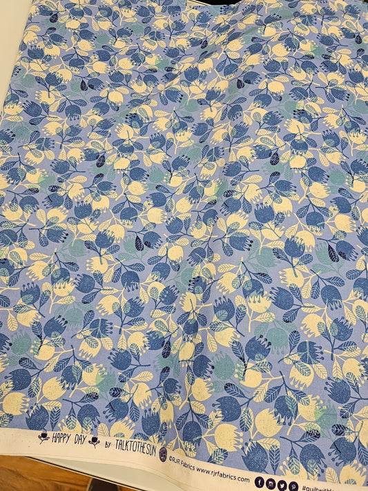 RJR Fabrics Happy Day Flower Periwinkle TS103-PE3
