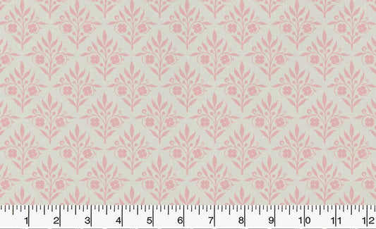 $5/yard Pink Scrolls