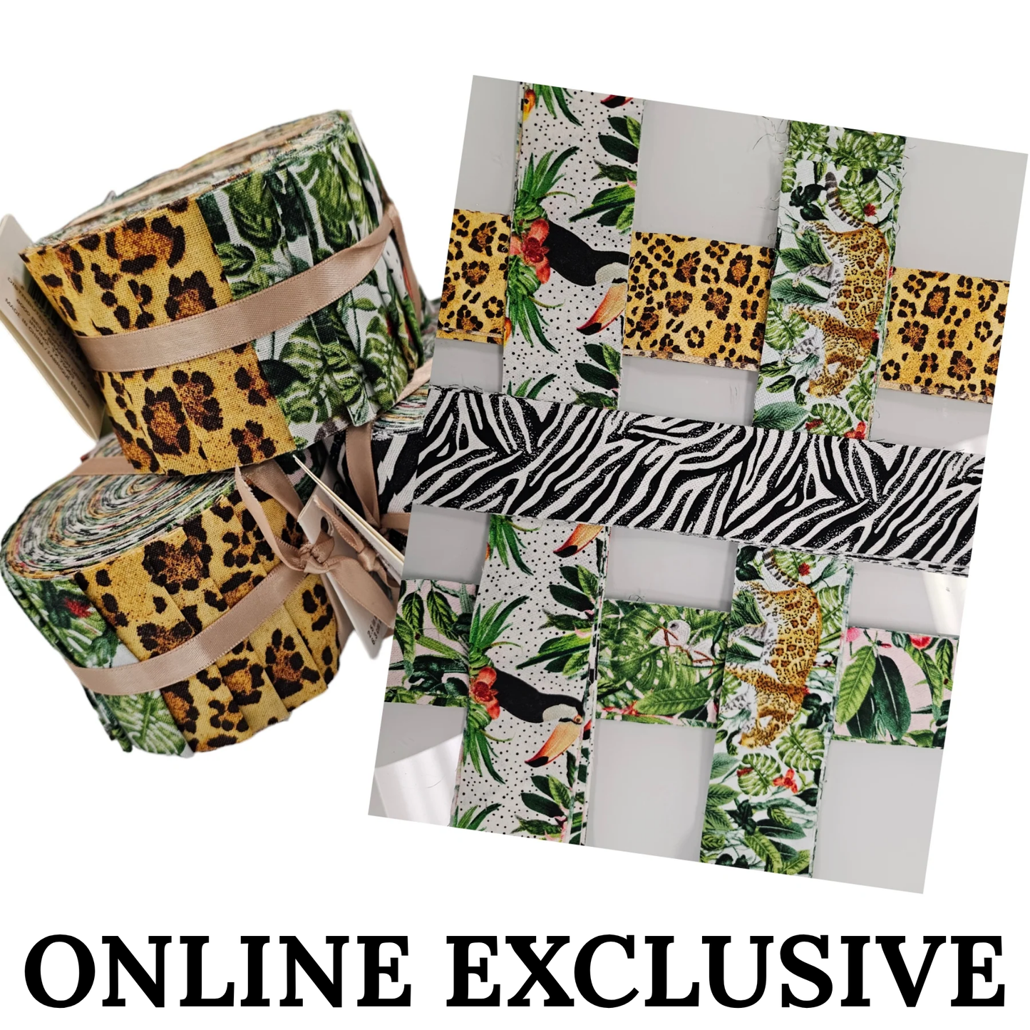 2 1/2" Strip Set  ANIMAL PRINTS by Loop & Threads ONLINE EXCLUSIVE